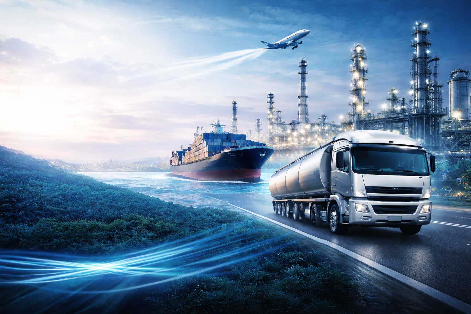 Fuel transport and industrial infrastructure